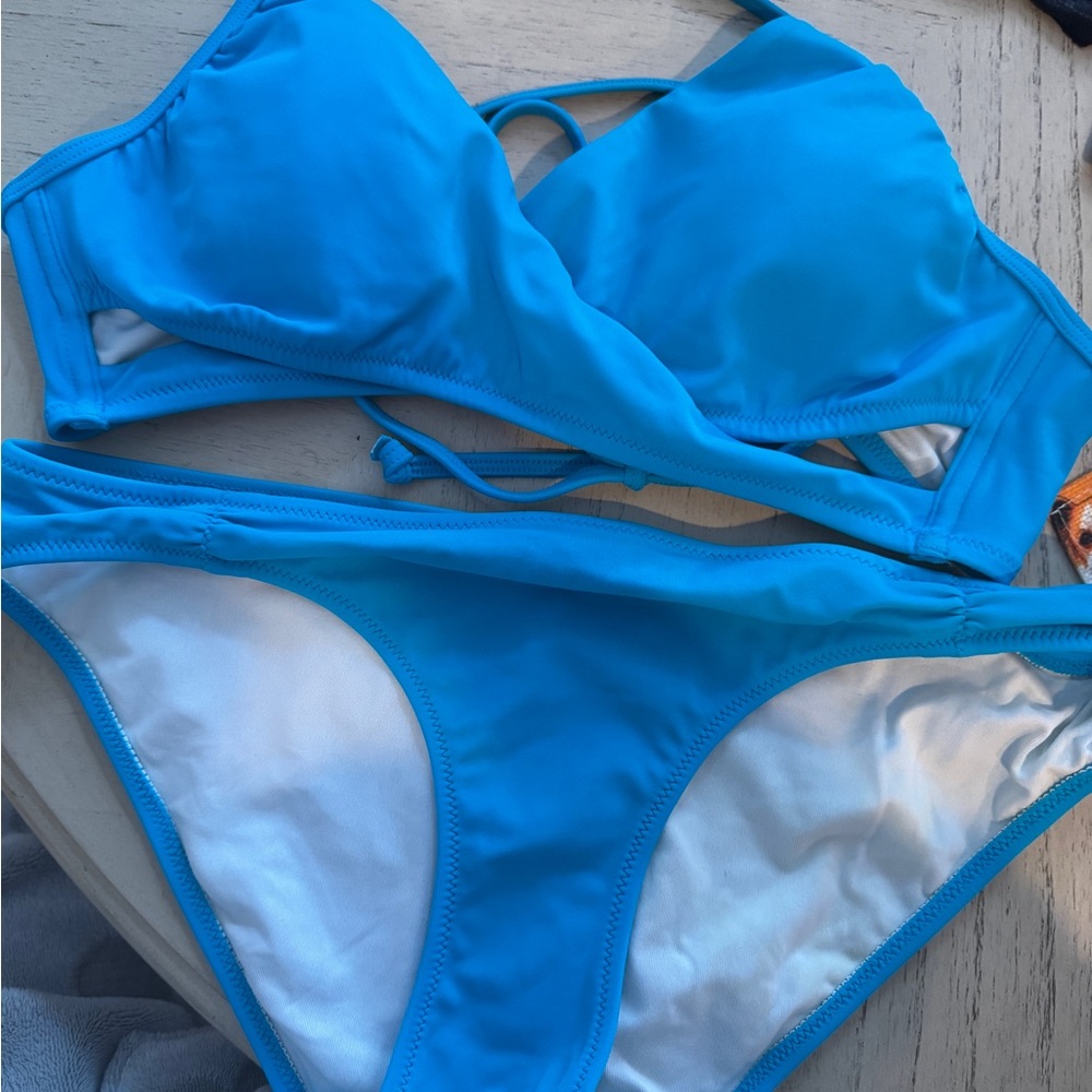 Women's Blue Bikini Set